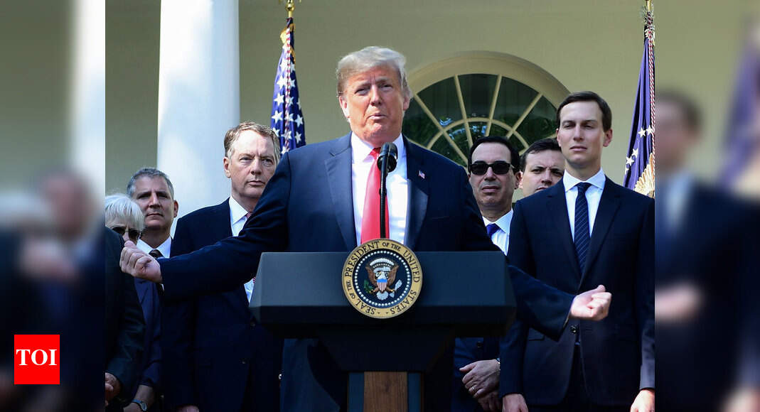 Trump announces new trade deal with Mexico and Canada - Times of India
