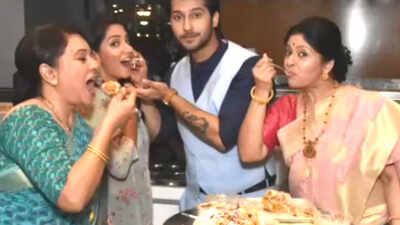 TV actors' chaat outing in Lucknow
