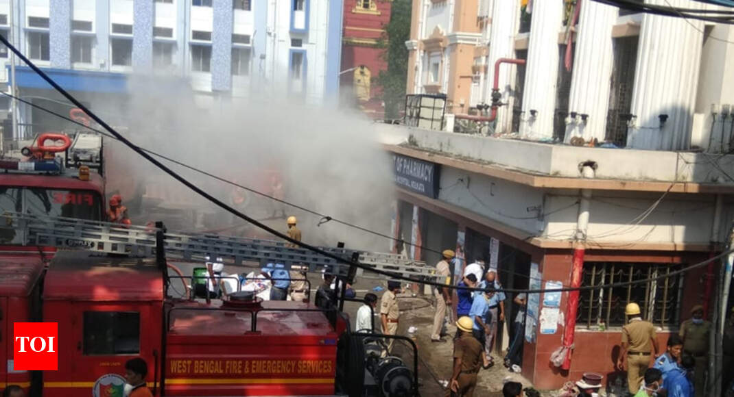 Fire in Kolkata today Fire in Kolkata today Kolkata medical college pharmacy catches fire; 10