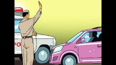Gurugram cops to slap fine if car doesn’t have high-security plate