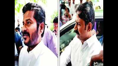 I-T sleuths grill Revanth Reddy, Simha over cash-for-vote scam ...
