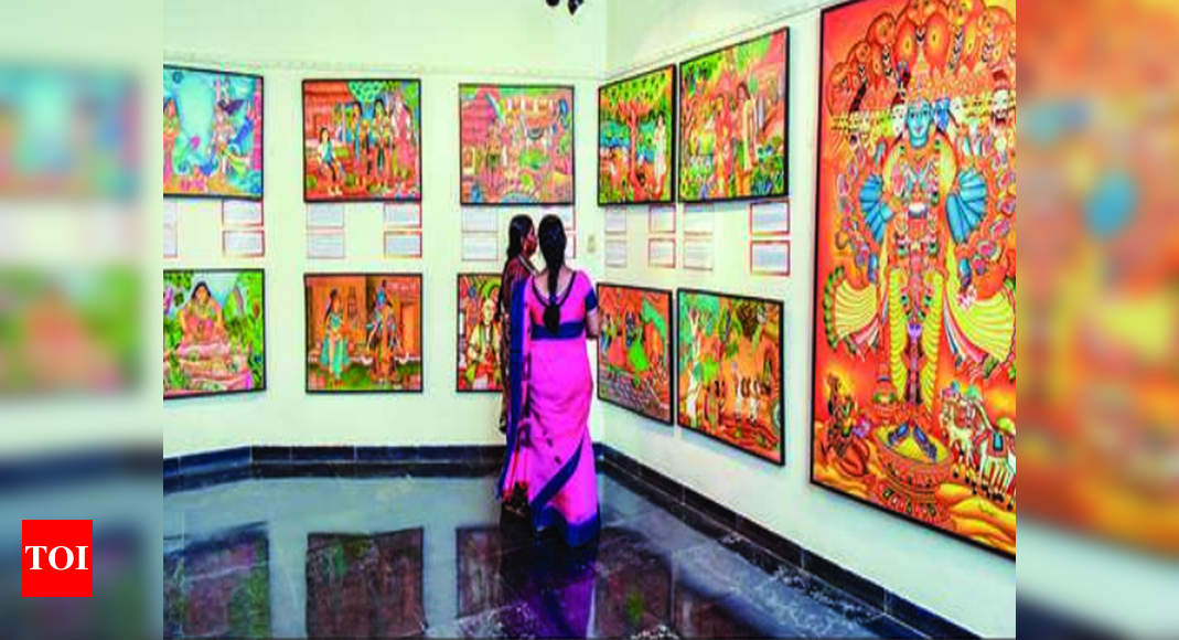 Mahabharata Depicted Through Mural Paintings | Coimbatore News - Times ...