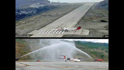 Inaugural flight lands at Sikkim's first airport