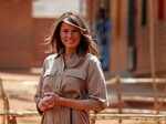 Pictures of Melania Trump's first extended international trip alone to Africa