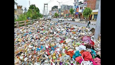 Bins overflow, make Dhakoli colony messy