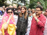 Celebs protest against elevated Metro-2B corridor