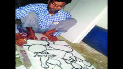 Muslim artist breathes life into Durga idols in Assam