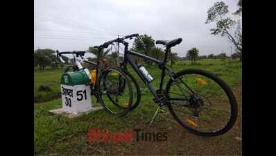 Relishing monsoon on two wheels