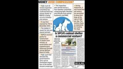 Govt panel confirms commercial use of animal shelter
