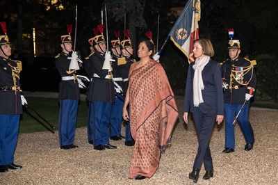 Nirmala Sitharaman holds talks with French defence minister Florence Parly