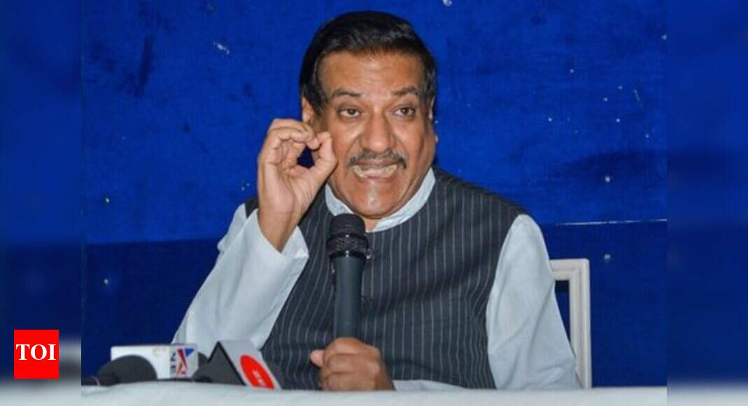prithviraj chavan - Times of India