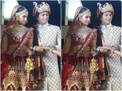 Prince Narula and Yuvika Chaudhary look picture perfect at their wedding ceremony