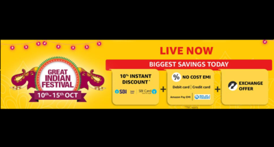 Amazon Great Indian Festival Sale, Day 4: Mobiles, Appliances & Fashion Clothing at great discounts