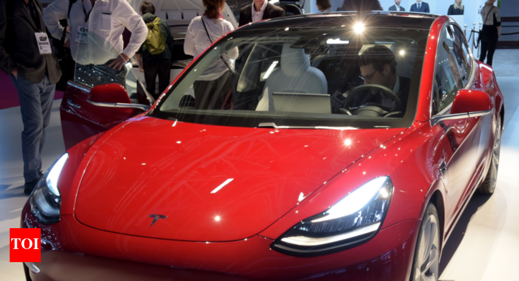 elon musk: Musk rejoices as Tesla’s Model 3 passes 1,00,000 units ...