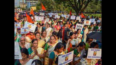 Kerala: Mass rally against Sabarimala verdict; Trupti Desai to visit soon