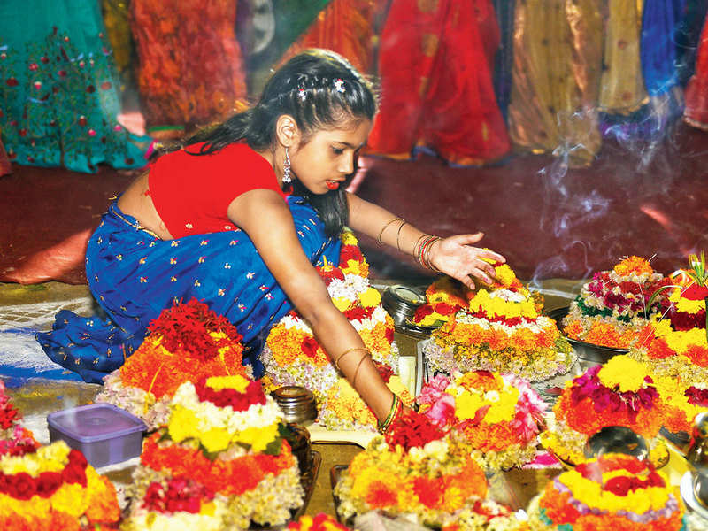 Bathukamma: Bathukamma: A floral ode to feminity | Events Movie News -  Times of India