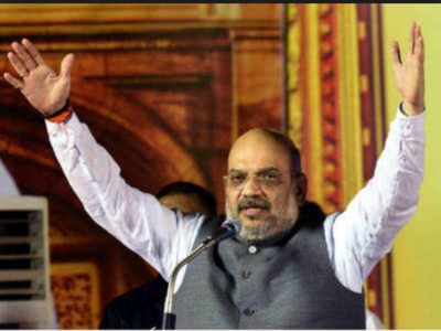 Amit Shah in Mumbai for meeting with BJP leaders