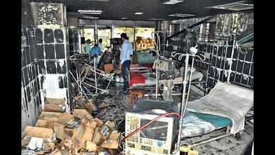 Close shave for nine patients as fire breaks out in New Civil Hospital