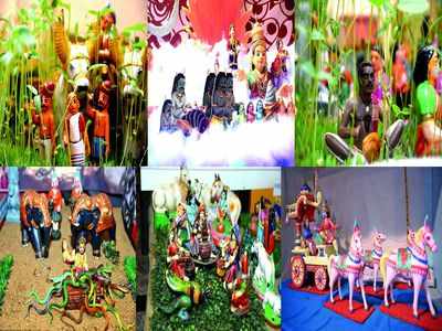 Colourful dolls decorate Gombe Habba in Bengaluru and Mysuru