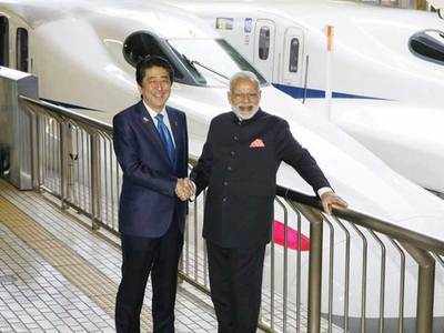India's 200 miles-per-hour bullet train moving at a slow pace