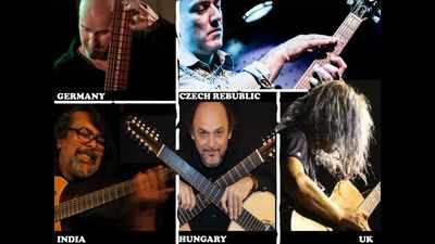 Five international guitar masters on one stage