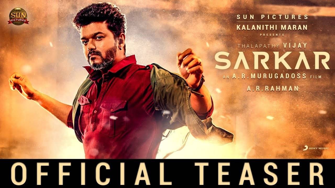 Sarkar Teaser Tamil Super Star Vijay s Sarkar movie teaser released