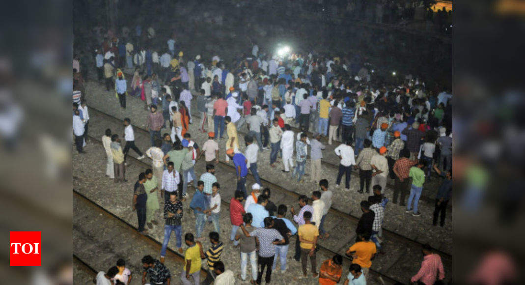 Amritsar train accident: 61 dead as train mows into crowd watching ...