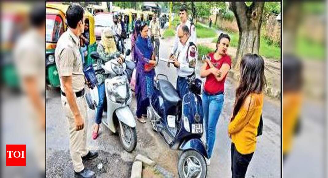Make helmet mandatory for all women Senior citizens Chandigarh News