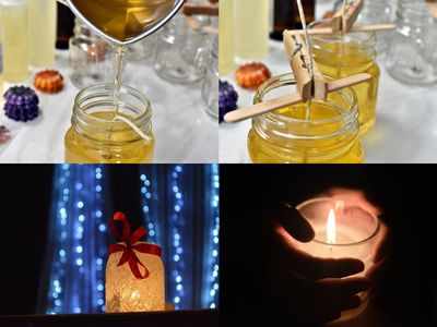 DIY Project for the week: Glass Jar Candles