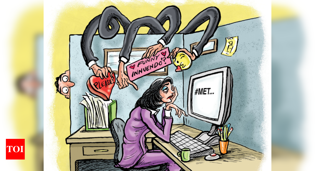 Goodbye kiss emojis and dirty jokes: Here's a workplace guide for the MeToo  era | India News - Times of India