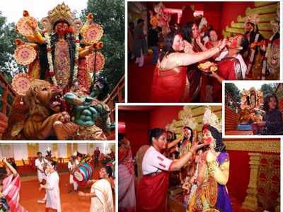 Durga Puja ends amid gusto
