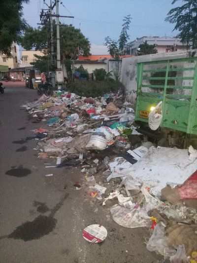 garbage not taken creating pollution