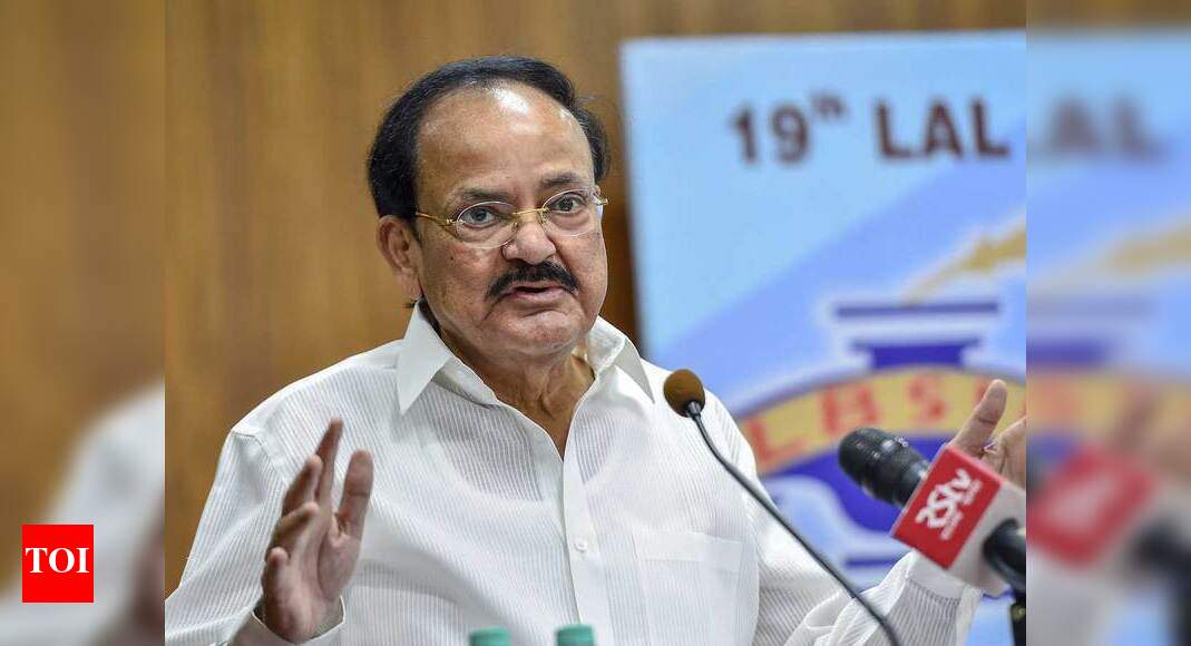 Time for India to go back to original lifestyle: Vice President | India News - Times of India
