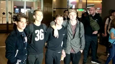 British band 'The Vamps' arrives in Mumbai