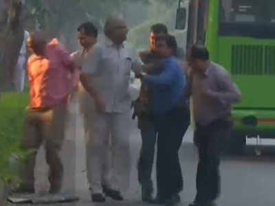 Ruckus erupts outside Alok Verma’s residence after PSOs held two men for suspicious activity