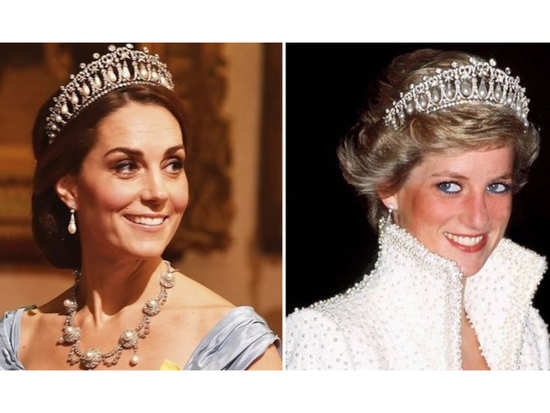 Kate Middleton yet again wears her favourite Princess Diana tiara ...