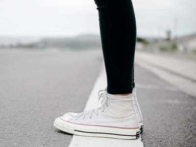 Cool white sneakers to compliment your looks