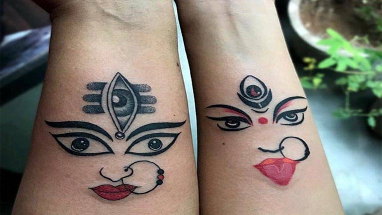 वूरकोम्स Trishul and Durga Maa Tattoo waterproof Men and Women Temporary  Body Tattoo - Price in India, Buy वूरकोम्स Trishul and Durga Maa Tattoo  waterproof Men and Women Temporary Body Tattoo Online