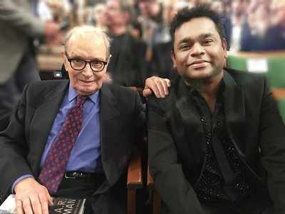 AR Rahman excited about meeting composer Ennio Morricone in Rome