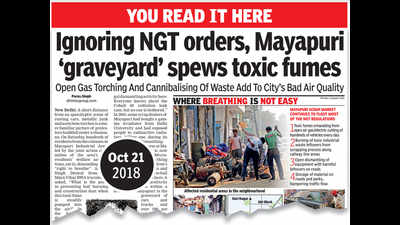 NGT forms special task force to tackle Delhi’s Mayapuri scrap menace