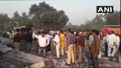 8 killed, 3 injured in explosion at firecracker factory in UP's Badaun