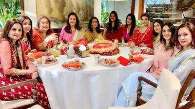 Celebs attend Karva Chauth bash at Anil Kapoor’s residence