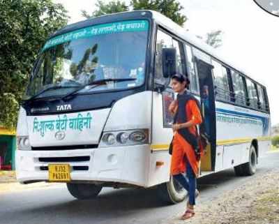 To get girls to college, this couple bought a bus with their PF money