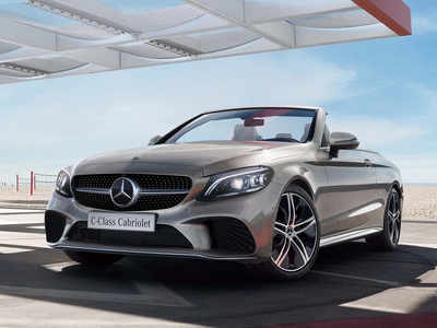 Mercedes Mercedes Benz Launches Open Top C Class Cabriolet At Rs 65 25 Lakh Times Of India