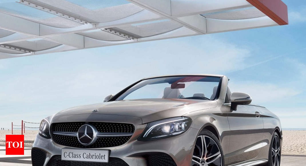 Mercedes Mercedes Benz Launches Open Top C Class Cabriolet At Rs 65 25 Lakh Times Of India