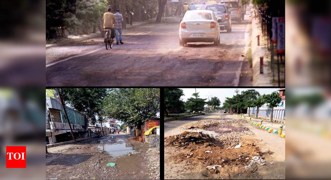 broken roads in storm broken roads in storm