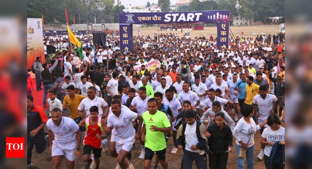 Nashikites participated in Unity run | Events Movie News - Times of India