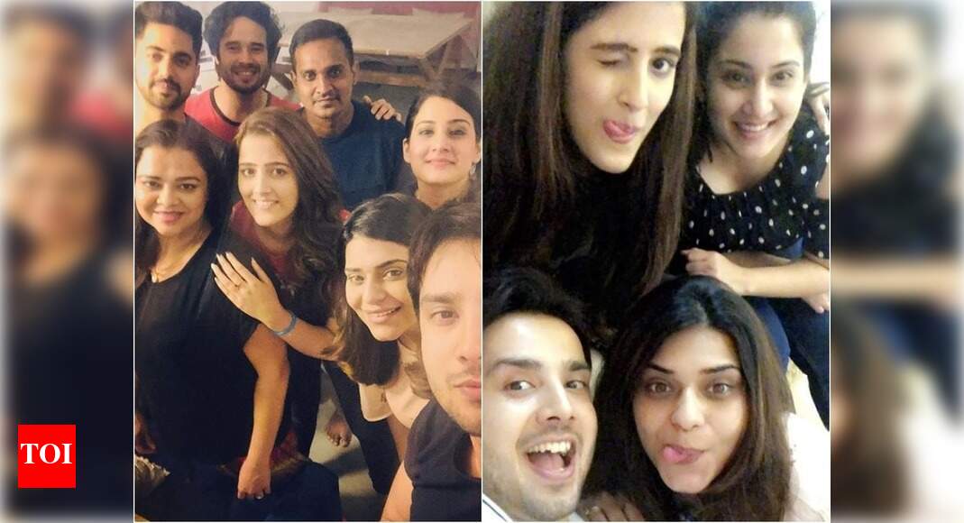 Naamkaran's Aditi Rathore reunites with her cast and celebrates her ...
