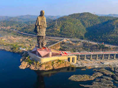 Statue Of Unity: Gujarat: Statue of Unity expected to attract 10,000  tourists daily | Vadodara News - Times of India