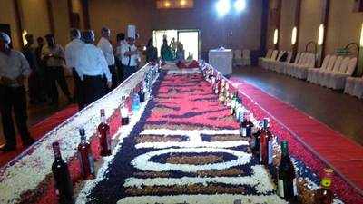 Cake mixing ceremony at Taj Gateway Hotel, Kochi